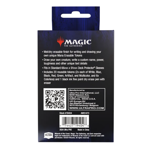 Erasable Tokens for Magic: the Gathering - UP