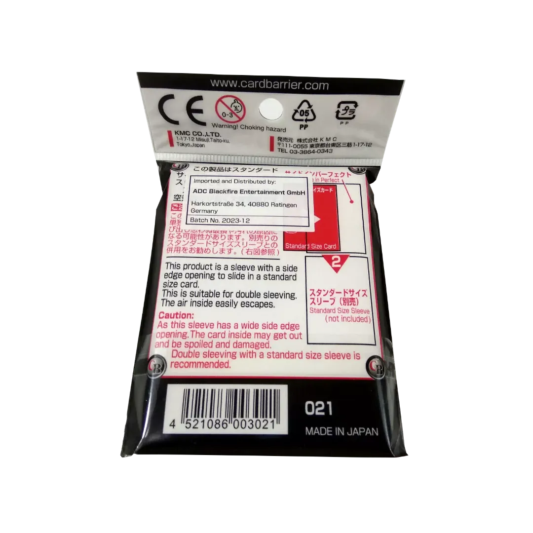 KMC Standard Sleeves Side-In Perfect (100)