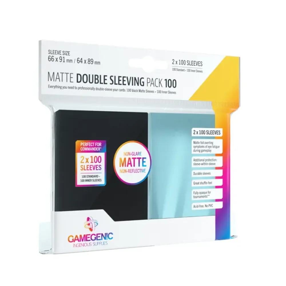 Matte Double Sleeving Pack 100 (200 Stk.)