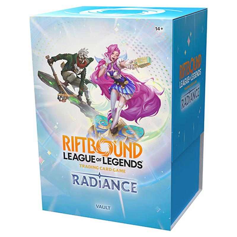 Riftbound: League of Legends TCG – Radiance Vault (EN), 6 Booster und Zubehör – Verpackung