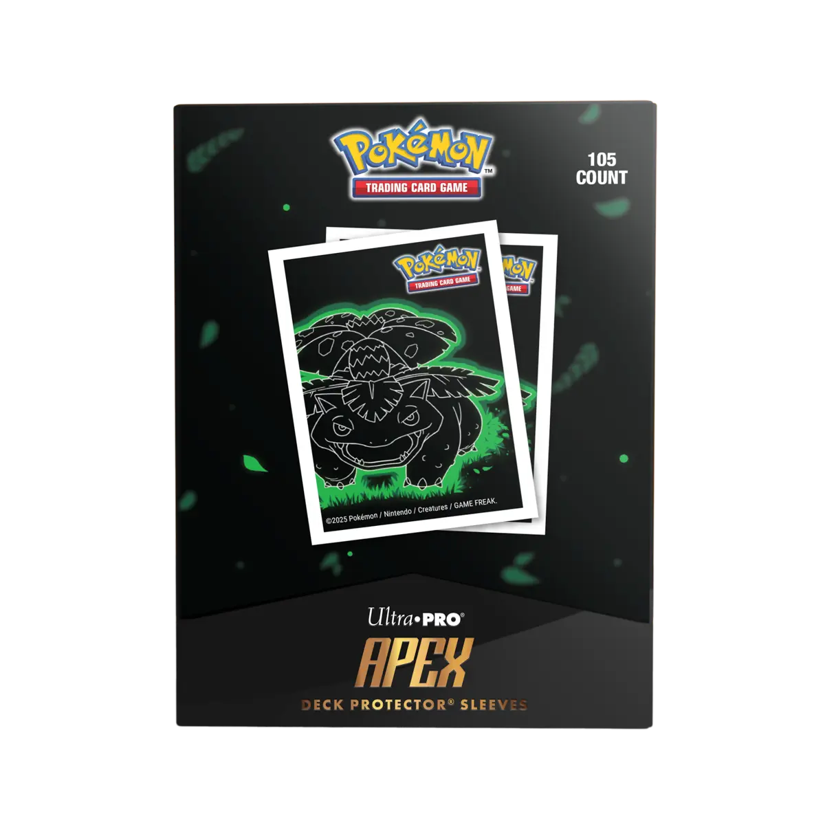 Neon Kanto Venusaur  APEX Deck Protector® Sleeves 105pcs