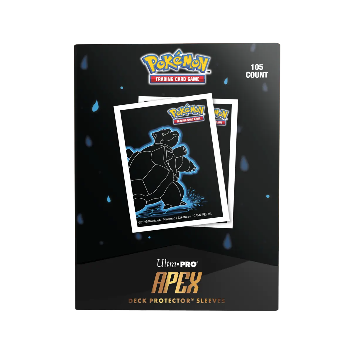 Neon Kanto Blastoise  APEX Deck Protector® Sleeves 105pcs