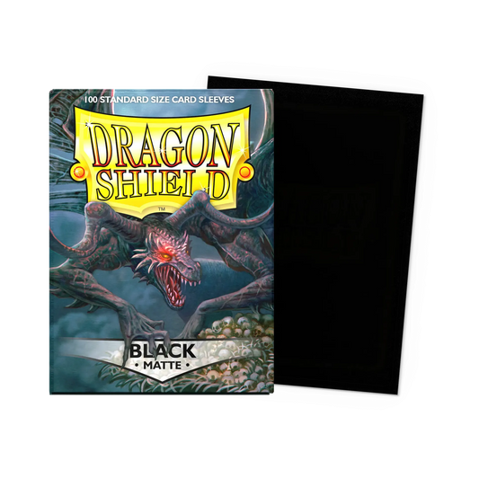 Dragon Shield: Black - Matte Sleeves - Standard Size