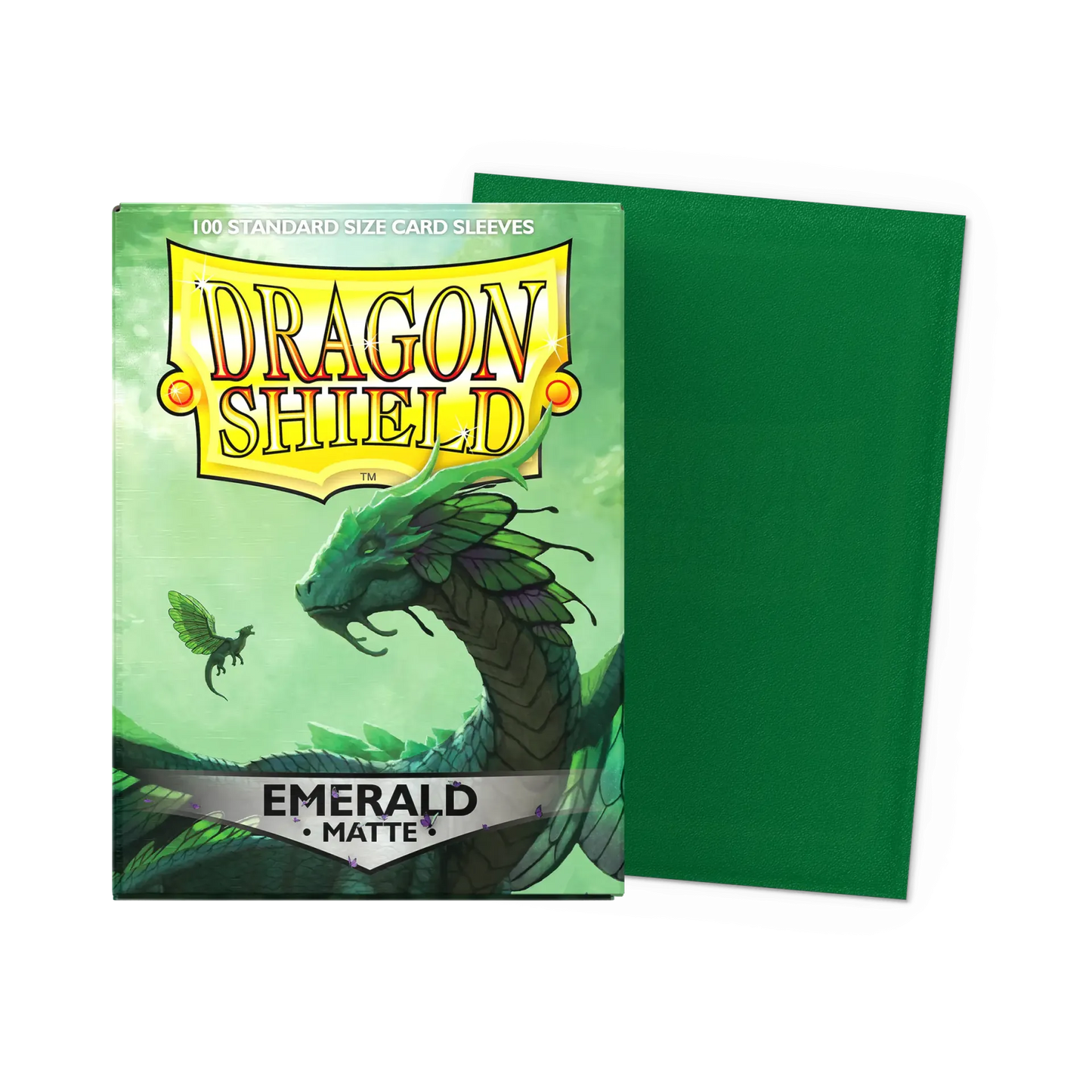 Dragon Shield: Emerald - Matte Sleeves - Standard Size