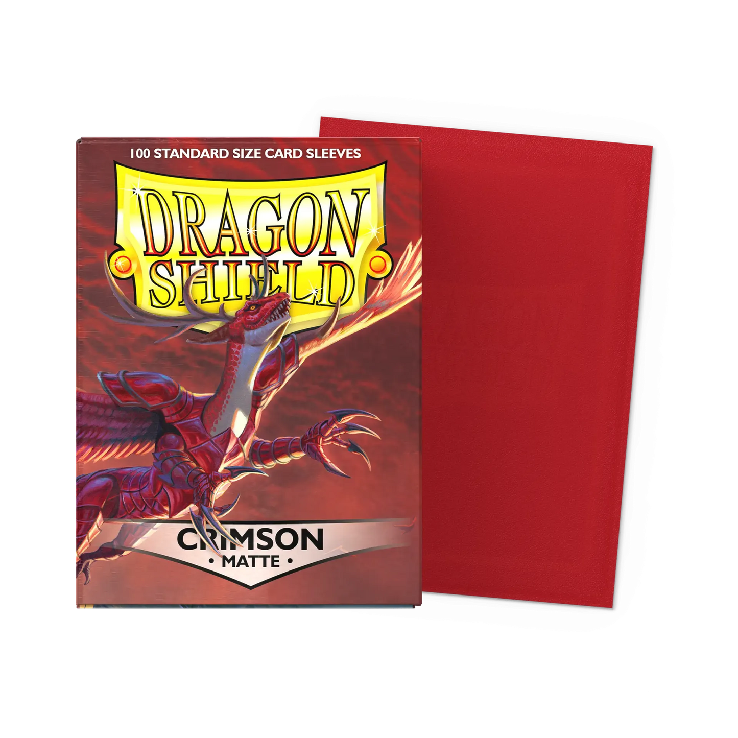 Dragon Shield: Crimson - Matte Sleeves - Standard Size