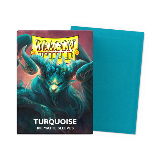 Dragon Shield: Turquoise - Matte Sleeves - Standard Size
