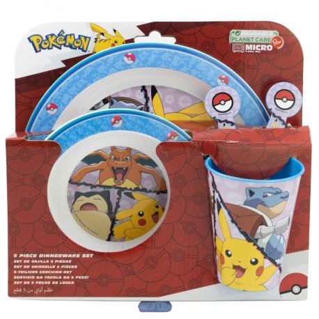 Pokemon - 5-teiliges Frühstücks Set