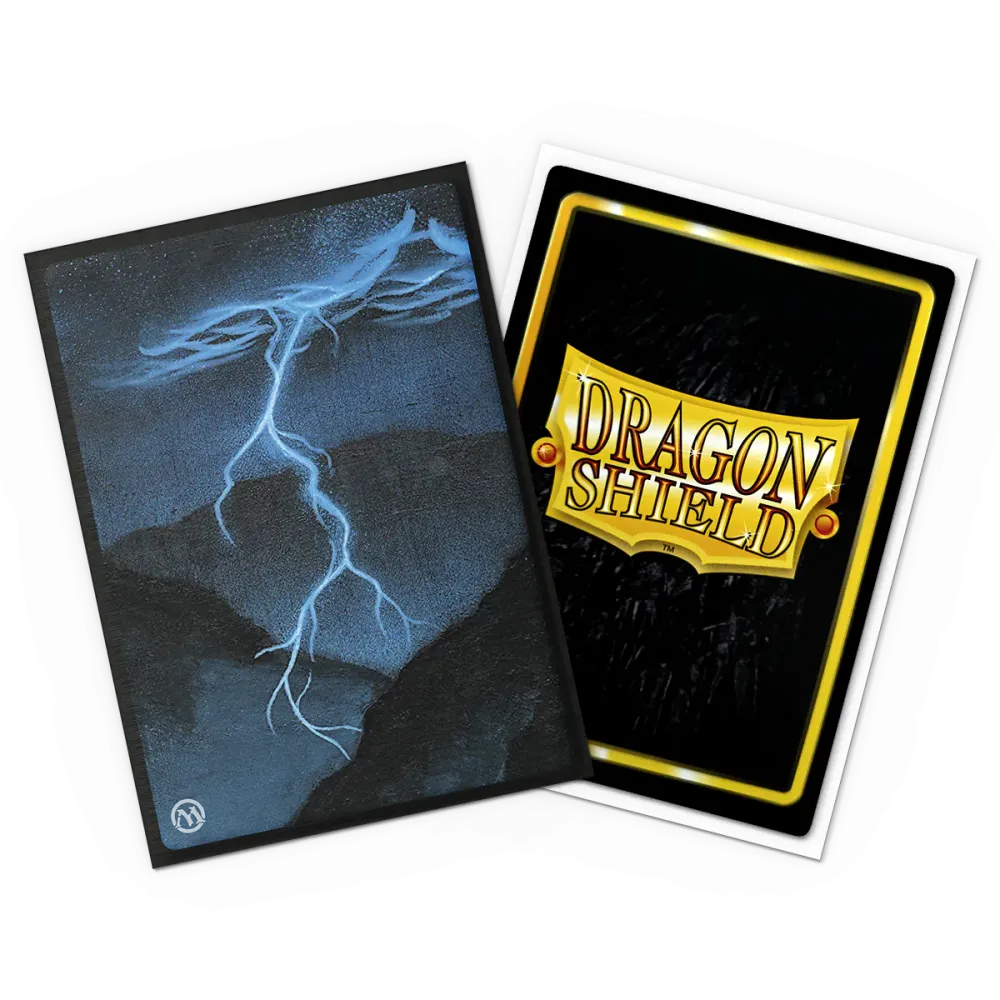 Dragon Shield - Lightning Bolt - Brushed Art Sleeves Standard Size