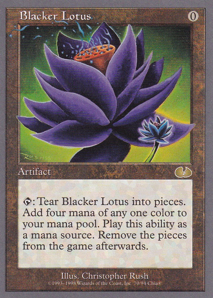 Blacker Lotus (Unglued-070)- EN - EX