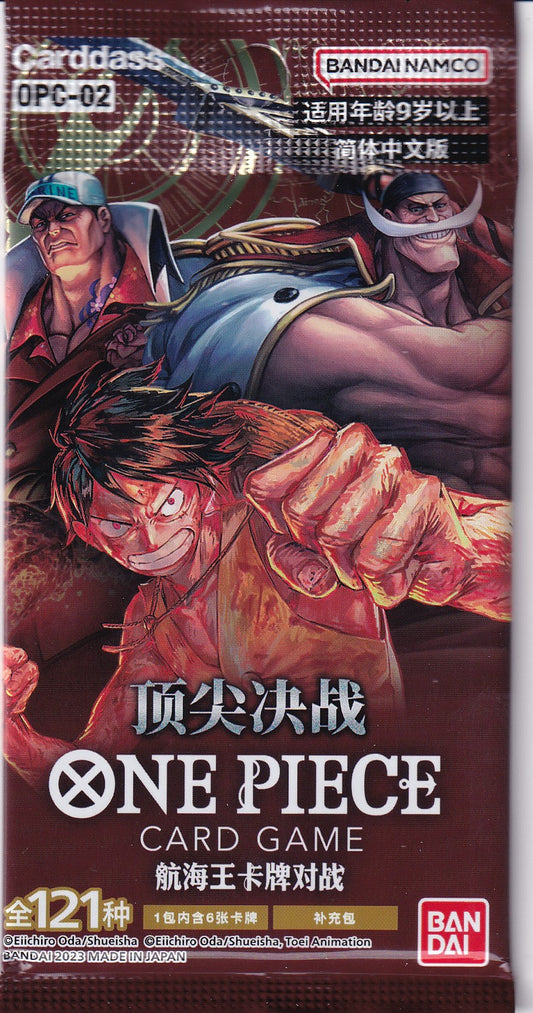 Originales One Piece OPC-02 Einzelboosterbild aus dem Shop