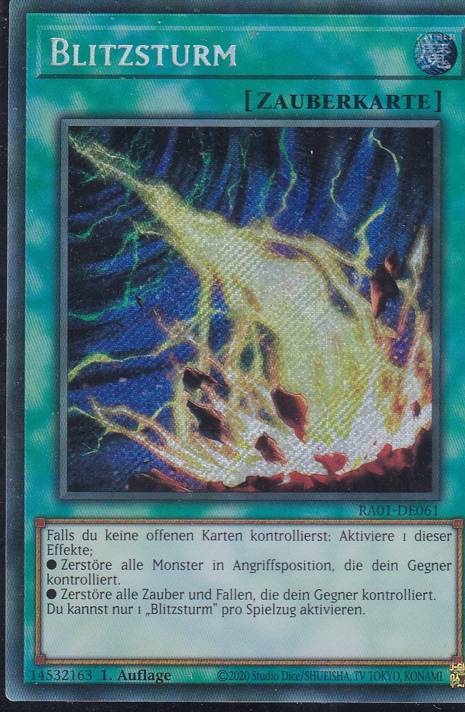 Blitzsturm RA01-DE061 Deutsch 1. Auflage EX Originalfoto