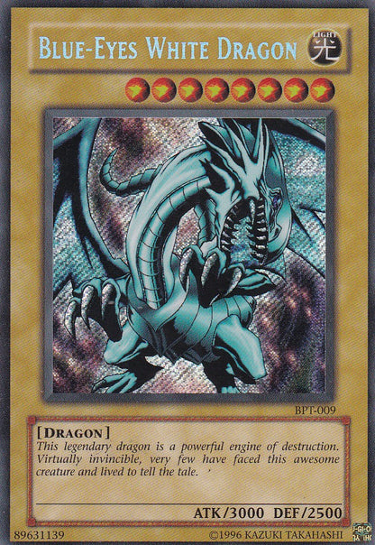 Blue-Eyes White Dragon BPT-009 Originalfoto Vorderseite