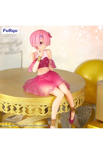 Hot Deals Re:Zero Starting Life in Another World Noodle Stopper PVC Statue Ram Twinkle Party Another Color Ver. 14 cm