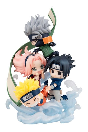 Naruto Shippuden FigUnity PVC Mini-Statue Gather here, Team 7 13 cm