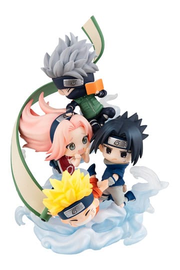 Naruto Shippuden FigUnity PVC Mini-Statue Gather here, Team 7 13 cm