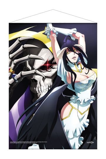 Overlord Wandrolle Ainz Ooal Gown & Albedo 50 x 70 cm