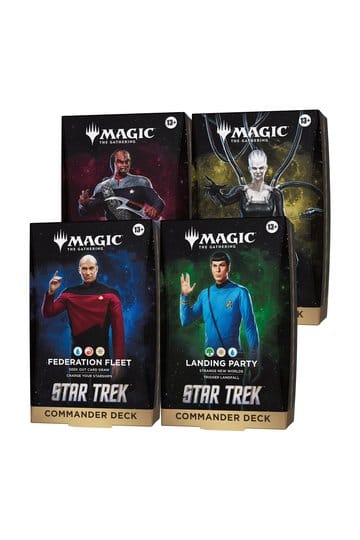 Magic the Gathering Star Trek Commander-Decks Umkarton (4) englisch