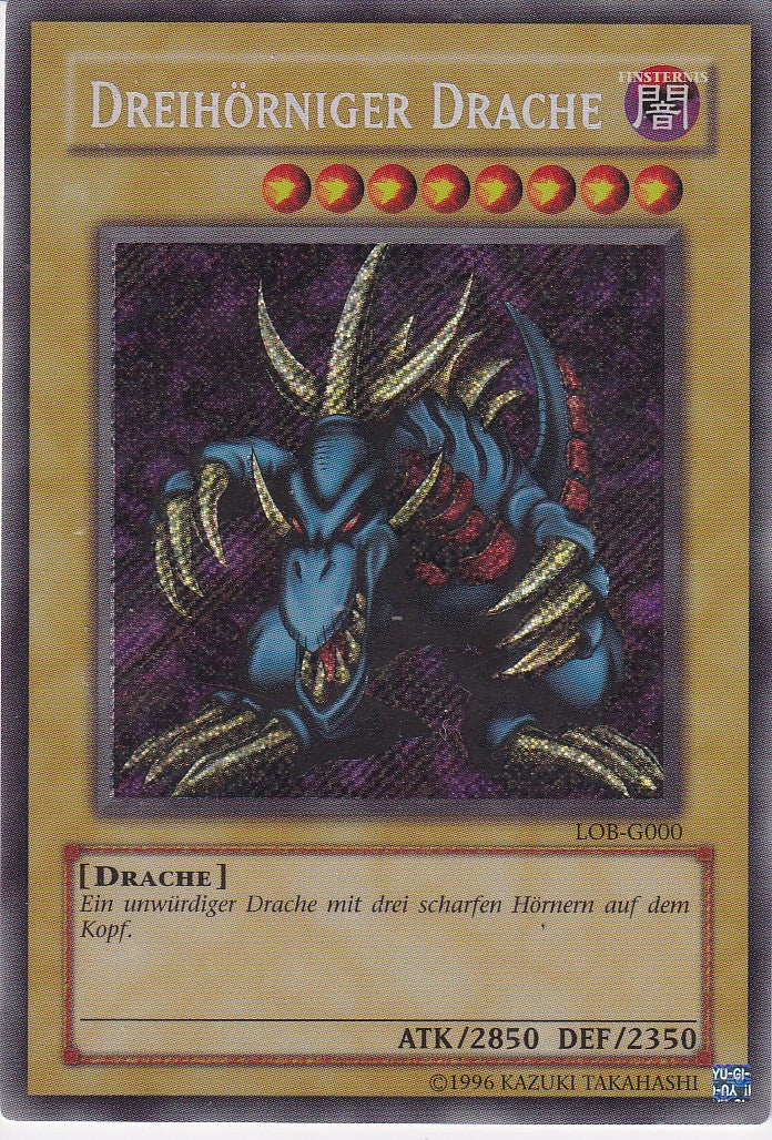 Dreihörniger Drache LOB-G000 Originalfoto Vorderseite