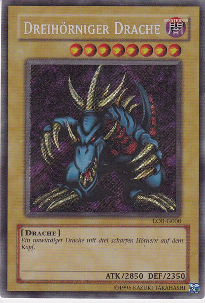 Dreihörniger Drache LOB-G000 Originalfoto Vorderseite