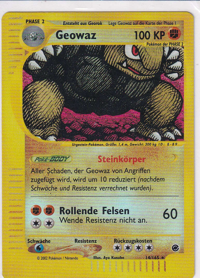Geowaz 144/165 Reverse Holo Vorderseite