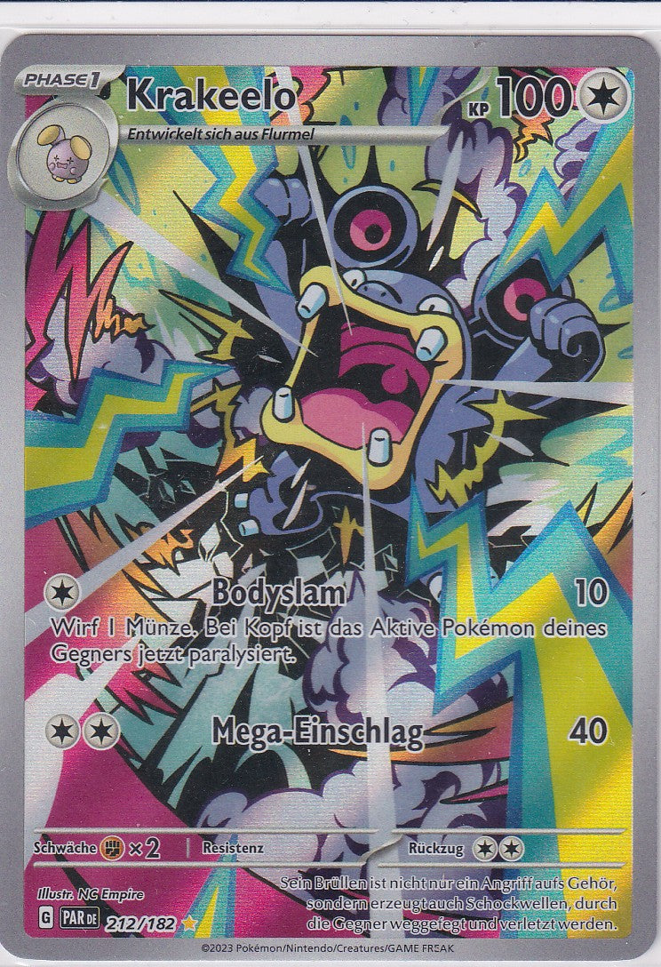 Krakeelo 212/182 Paradoxrift Illustration Rare Deutsch NM Originalfoto