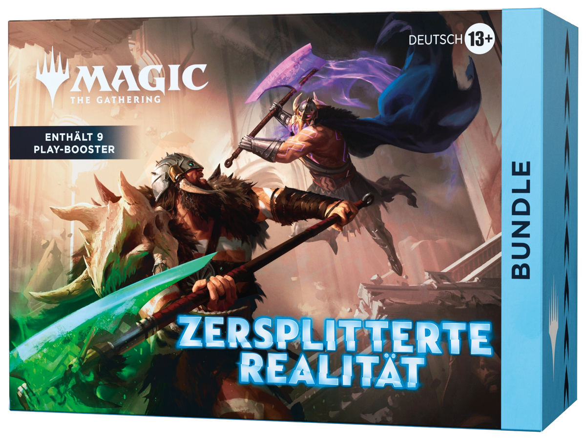 MTG Zersplitterte Realität Bundle Deutsch – offizielles Produktbild der Bundle-Box mit 9 Play-Boostern