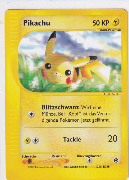 Pikachu Expedition 124/165 Vorderseite Originalfoto