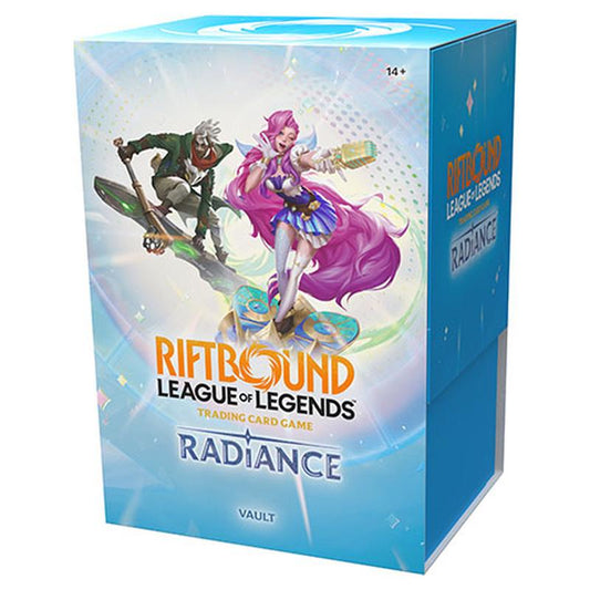 Riftbound: League of Legends TCG – Radiance Vault (EN), 6 Booster und Zubehör – Verpackung