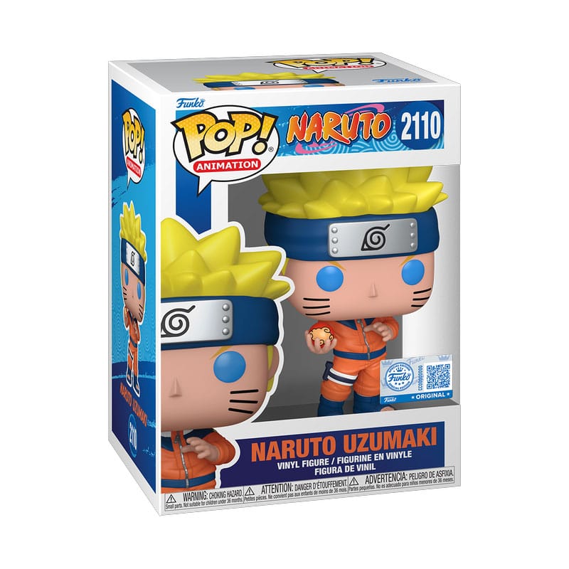 Naruto Pop! Animation Vinyl Figur Naruto Uzumaki with Water Balloon 9 cm