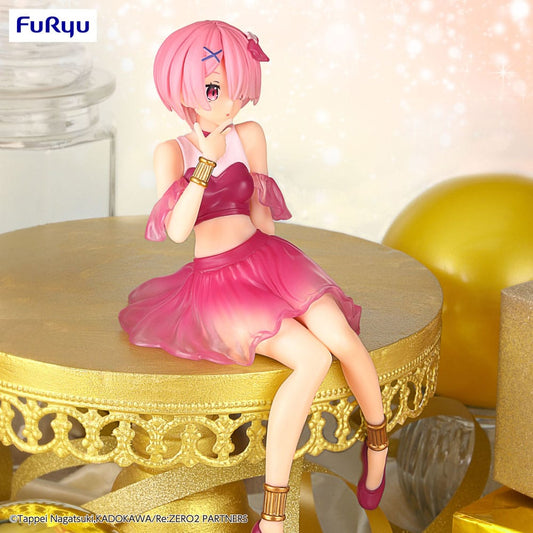Hot Deals Re:Zero Starting Life in Another World Noodle Stopper PVC Statue Ram Twinkle Party Another Color Ver. 14 cm